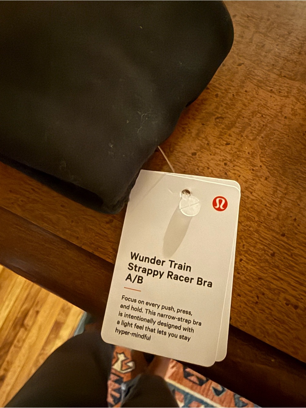 lululemon athletica Strappy Racer Bra - Black - Picture 4 of 5